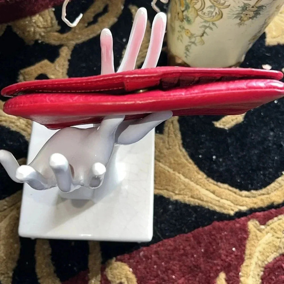 Fossil Women’s Red Leather Wallet 5 Cash Slots 9 Credit Card Slots ID Holder - Picture 5 of 16